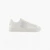 Round Rubber Toe Lace Up Sneakers With Tonal Logo Patch