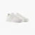 Round Rubber Toe Lace Up Sneakers With Tonal Logo Patch