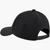 Black Cotton Cap With Gold Logo Patch And An Adjustable Back
