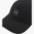 Black Cotton Cap With Gold Logo Patch And An Adjustable Back