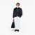 Regular Fit Monochromatic All Over Logo Jacket With Dual Zip Closure