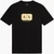 Black And Gold Regular Fit Cotton Crewneck T-Shirt