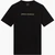 Black And Gold Regular Fit Cotton Crewneck T-Shirt