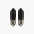 Coated Round Toe Sneakers With All Over Logo Heel Insert