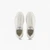 Round Rubber Toe Lace Up Sneakers With Tone-On-Tone Logo Patch