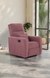 Eazy Boy Single Seater Fabric Recliner - Ceramic Pink