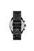 Black Spiked black stainless steel watch