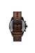 Brown Mega Chief Slim brown leather watch