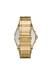 Gold D-Curve gold-tone stainless steel watch
