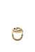 Gold D-Era gold-tone stainless steel ring watch