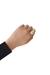 Gold D-Era gold-tone stainless steel ring watch
