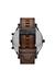 Brown Mega Chief Slim brown leather watch