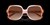 Coach Light Brown Acetate Women Sunglass