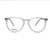 White Round Frame for Men