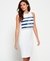 MARINER STRIPE MIDI DRESS