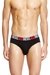 Black Three-pack of solid-colour briefs