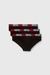 Black Three-Pack Of Solid-Colour Briefs