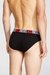 Black Three-Pack Of Solid-Colour Briefs
