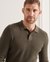 STUDIOS LONG SLEEVE KNITTED POLO SHIRT