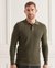 STUDIOS LONG SLEEVE KNITTED POLO SHIRT
