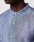 ORGANIC COTTON LINEN LONG SLEEVED GRANDAD SHIRT