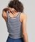 ORGANIC COTTON VINTAGE RIBBED CROP VEST TOP