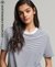 VINTAGE LOGO EMB STRIPE TEE