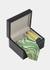 Green The Silk Field Tie Pocket Square Set
