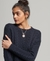 DROPPED SHOULDER CABLE CREW JUMPER
