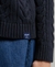 DROPPED SHOULDER CABLE CREW JUMPER