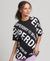 UNISEX CODE CORE LOGO ALL OVER PRINT T-SHIRT