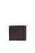 Brown Bi-fold wallet in grainy leather