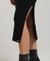 BACKLESS KNITTED MIDI DRESS