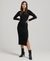 BACKLESS KNITTED MIDI DRESS