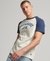 ORGANIC COTTON VINTAGE GYM ATHLETIC RAGLAN T-SHIRT