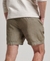 OVERDYED LINEN SHORTS