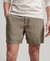 OVERDYED LINEN SHORTS