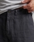 OVERDYED LINEN SHORTS