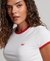 ORGANIC COTTON RINGER CROP T-SHIRT