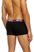 Multicolor Three-pack of all-over logo waist boxers
