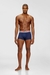 Blue Three-Pack Of All-Over Logo Waist Boxers