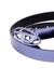 Purple Slim metallic belt
