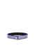 Purple Slim metallic belt