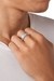 Silver DX1347- Stainless steel band ring