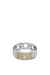Silver DX1420- Two-Tone Stainless Steel Band Ring