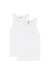 White Two-pack of cotton tank tops