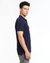 Blue Polo shirt with logo print