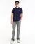 Blue Polo shirt with logo print