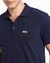 Blue Polo shirt with logo print