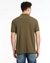 Green Polo shirt with logo print